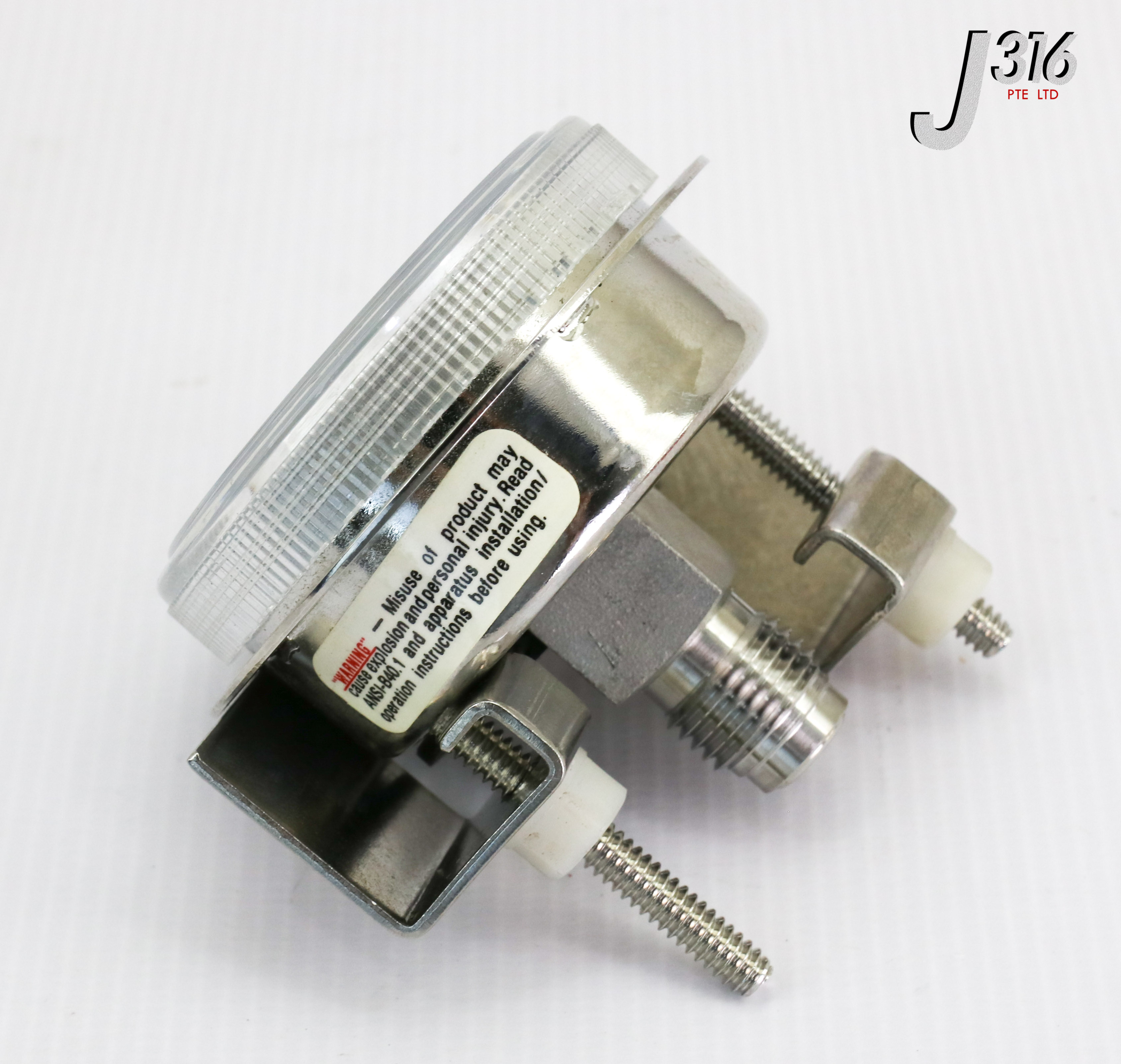18723 MILLIPORE PRESSURE GAUGE, 0-60PSI, 1/4